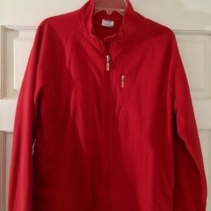 Danskin Red Athletic Fleece Jacket